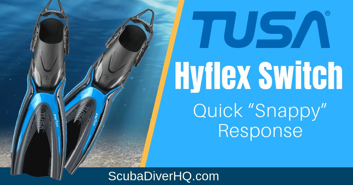 Tusa Hyflex Switch Fins Review: Quick “Snappy” Response